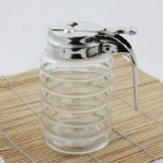 GLASS SPICE JAR