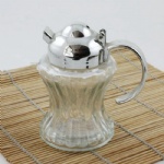 GLASS SPICE JAR