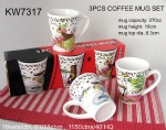 3pcs coffee mug