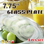 4PCS GLASS PLATE