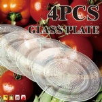 4PCS GLASS PLATE