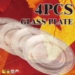 4PCS GLASS PLATE