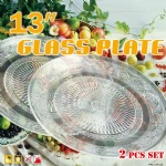 2PCS GLASS PLATE