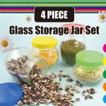 4PCS GLASS JAR