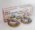 220CC HANDPAINTED CUP & SAUCER