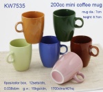 200CC COLOR GLAZED MUG